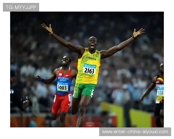 田径博尔特百米冲刺